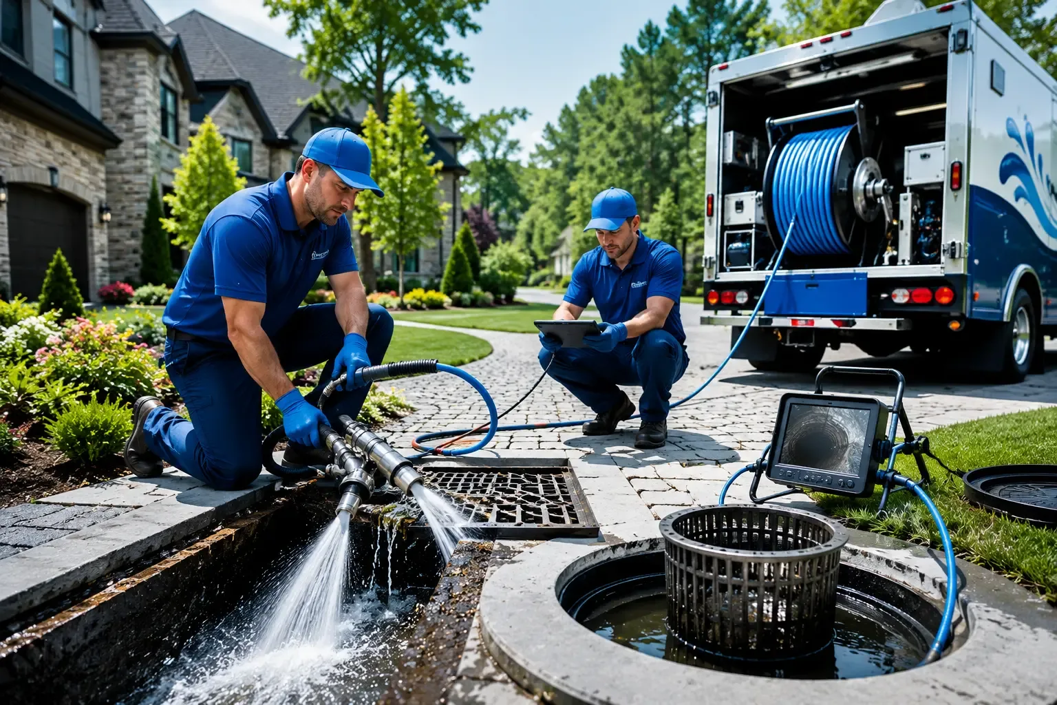 Local outdoor drain cleaning professionals in Oil City, LA